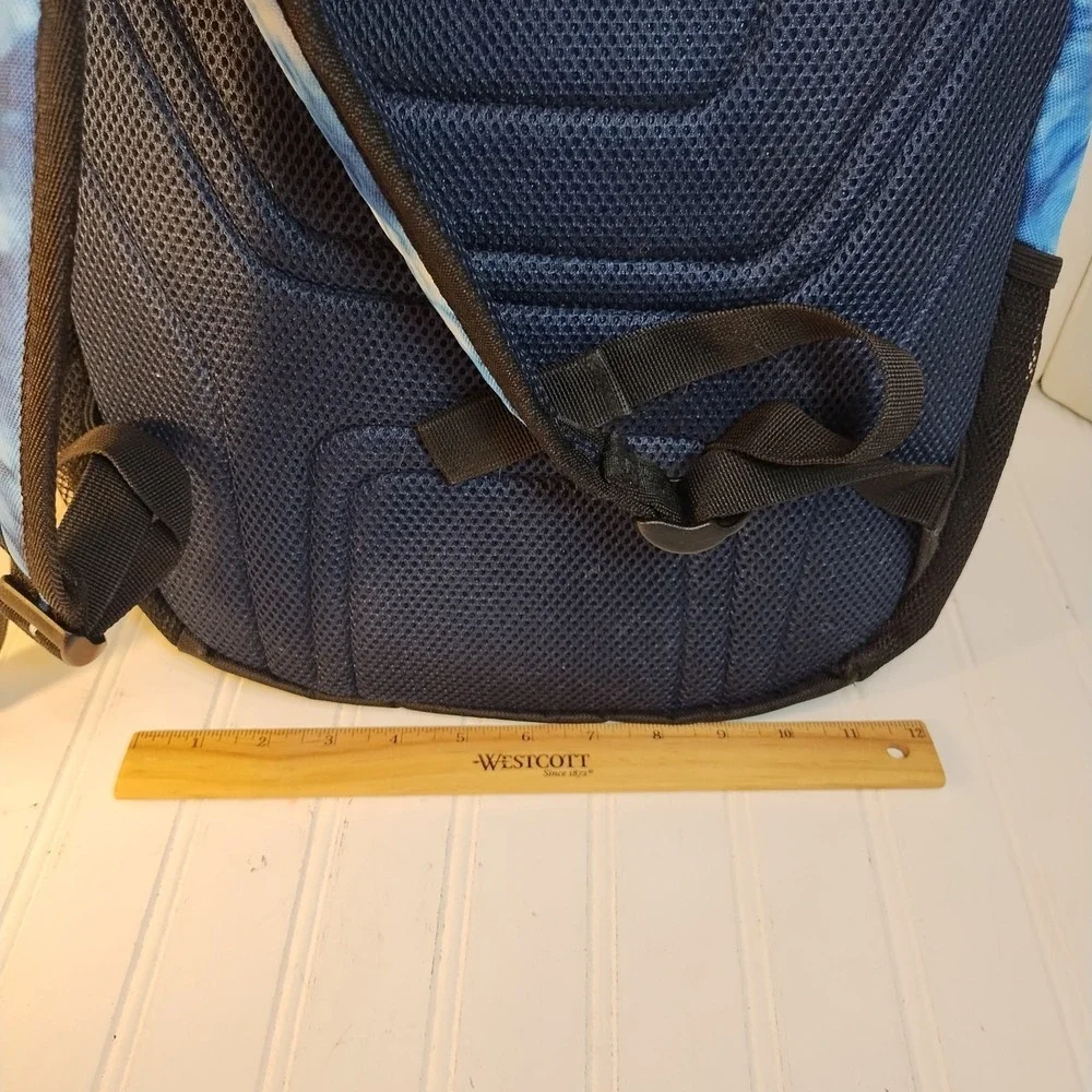 FILA Argus 4 Blue Tie Dye Laptop Backpack Tech Travel Bag